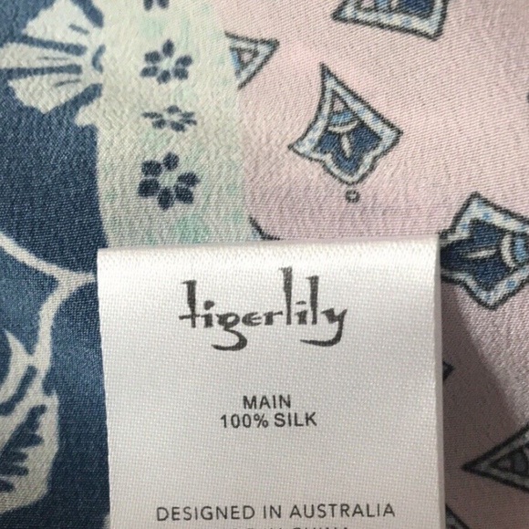 TIGERLILY Noelani Silk Longline Kimono Duster NWT RRP$299 - Picture 16 of 16